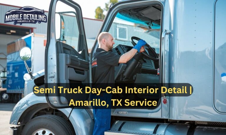 Semi Truck Day-Cab Interior Detail | Amarillo, TX Service